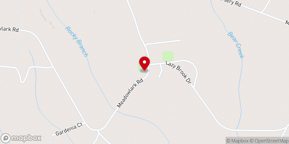 Map showing location of Providence AME Church