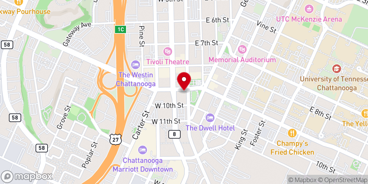Map showing location of Network 7 Media Center Inc