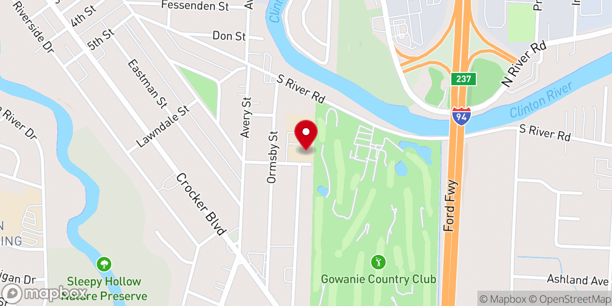 Map showing location of Precious Angels Christian Academy