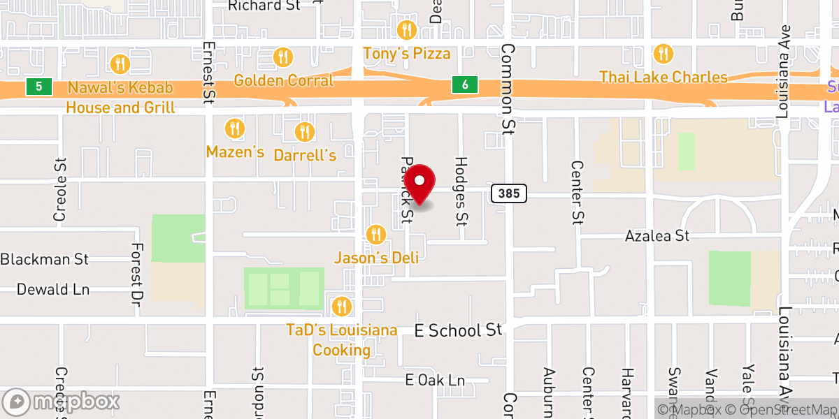Map showing location of University United Methodist