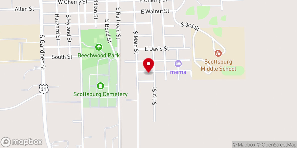 Map showing location of New Song Church