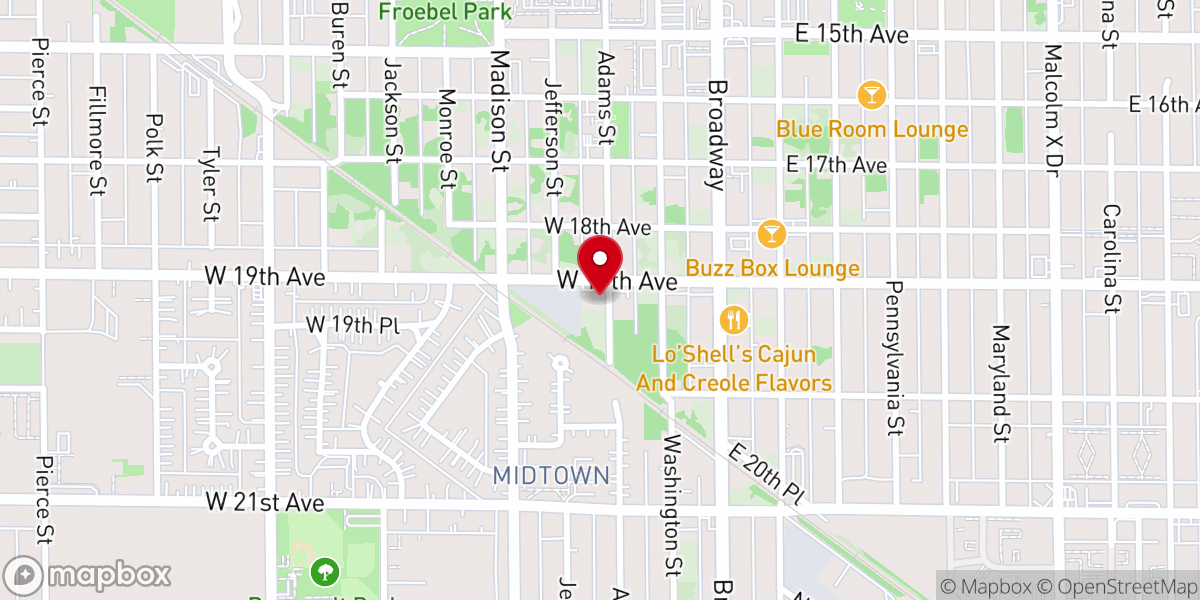 Map showing location of Christian Valley Baptist Church