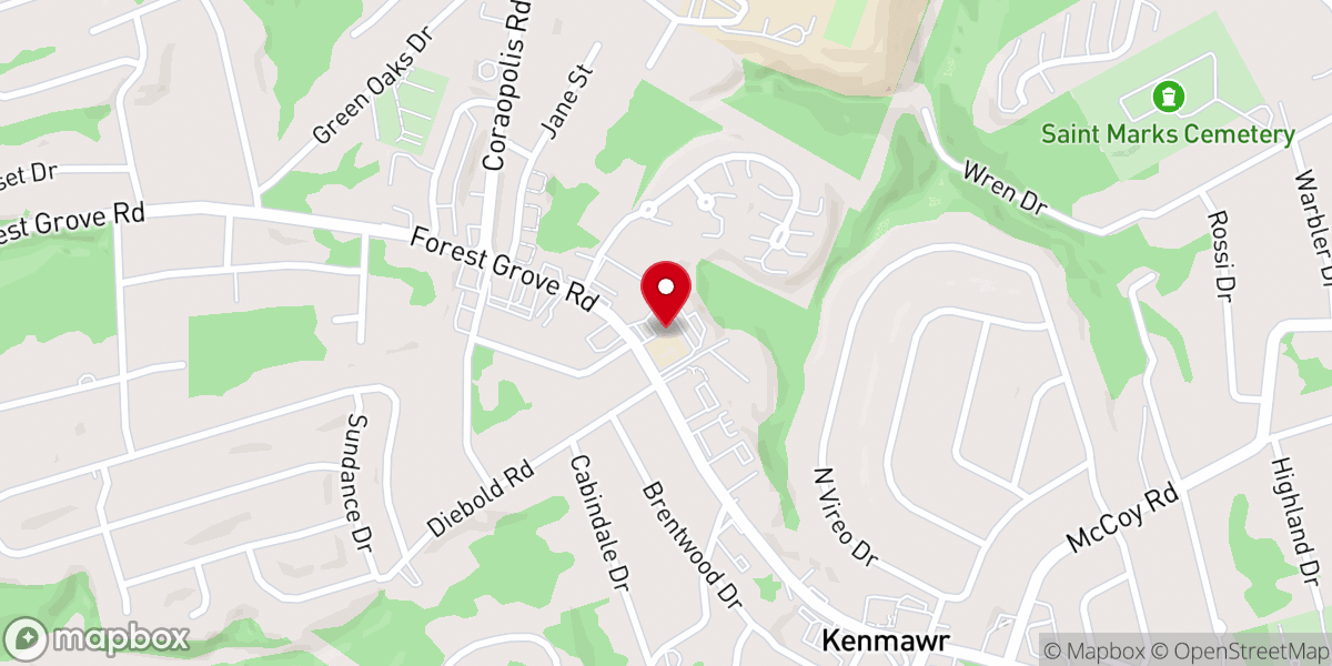 Map showing location of Archangel Gabriel Catholic Preschool