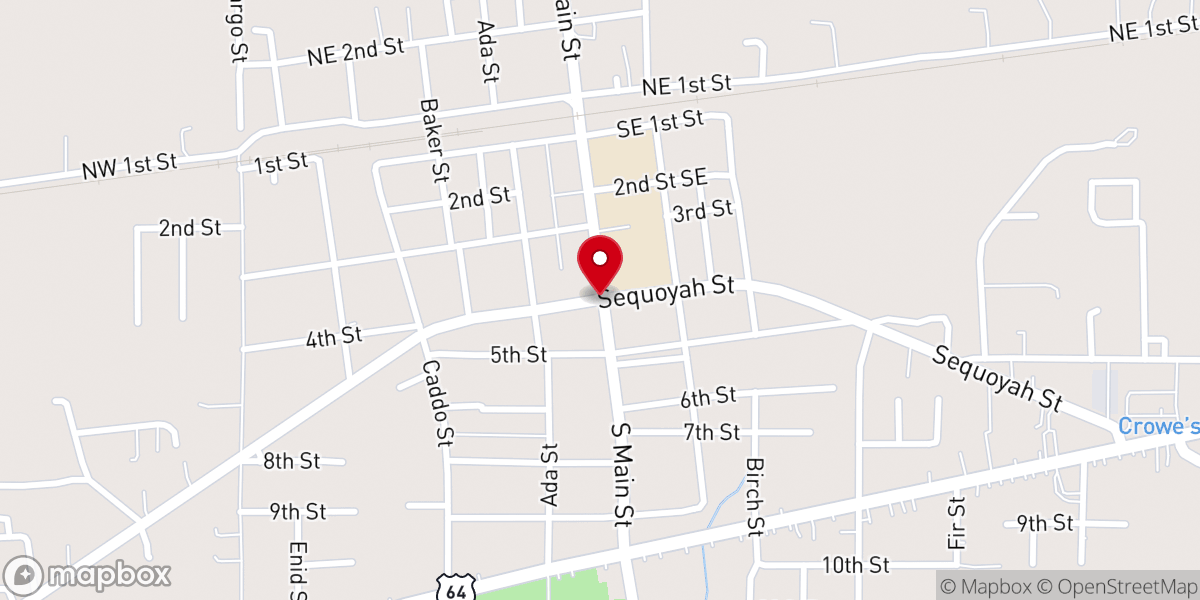 Map showing location of Border Town Auctions