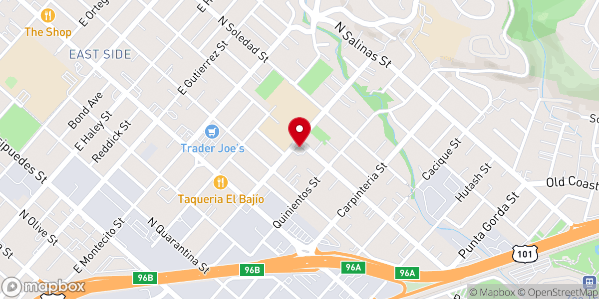 Map showing location of New Beginning Community Church