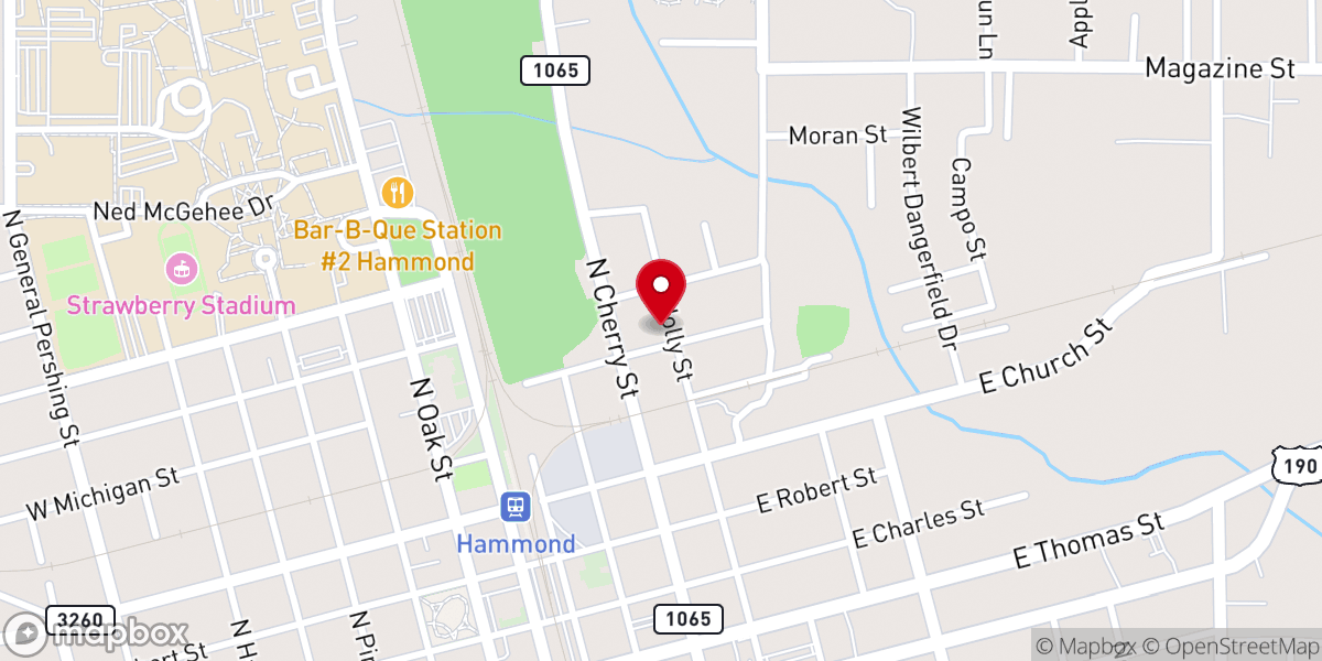 Map showing location of Greater Saint African Methodist Episcopal Church