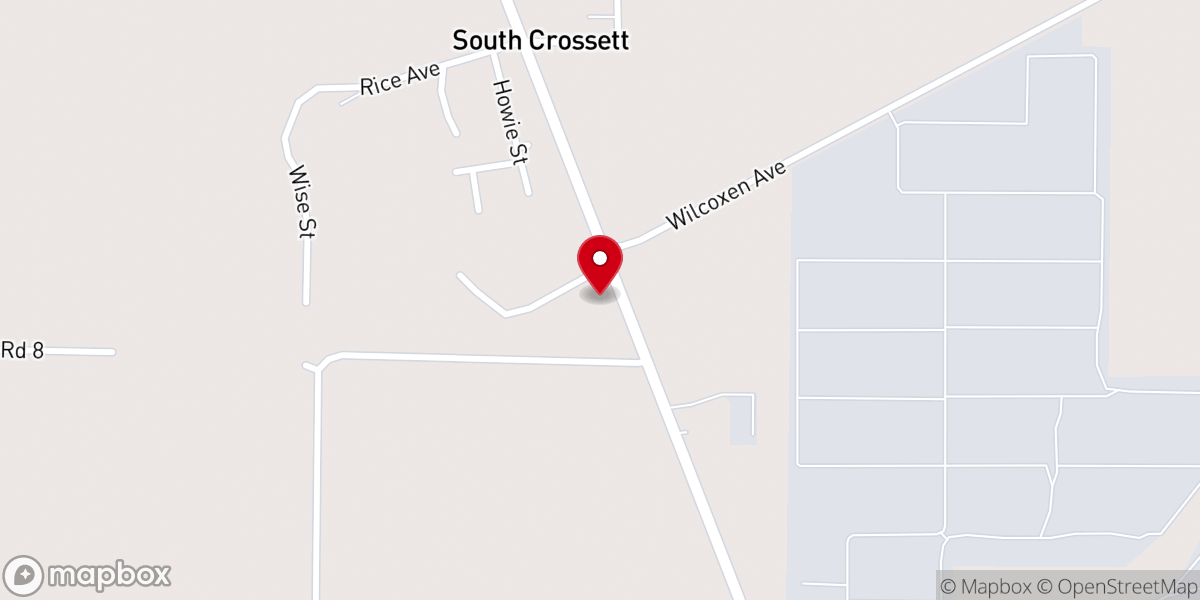 Map showing location of Heritage Freewill Baptist Church