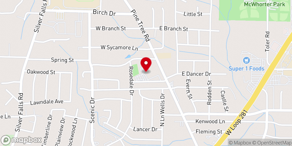 Map showing location of Church On Purpose