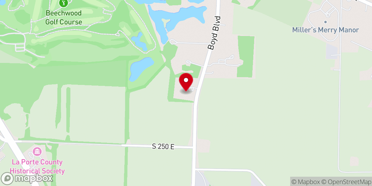 Map showing location of First Pentecostal Church