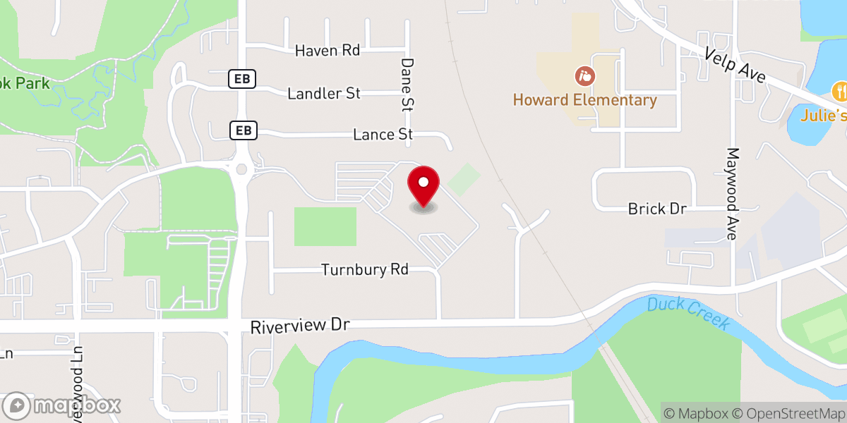 Map showing location of Elevation Church