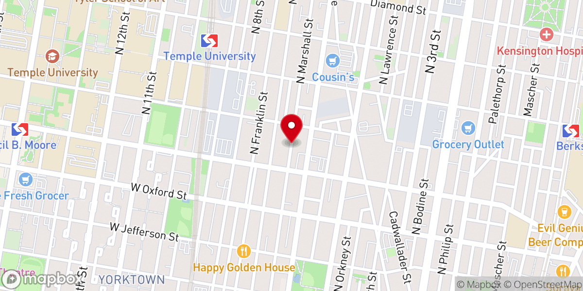 Map showing location of Church of God Salem