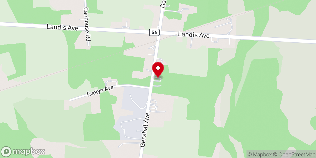 Map showing location of St James Baptist Church