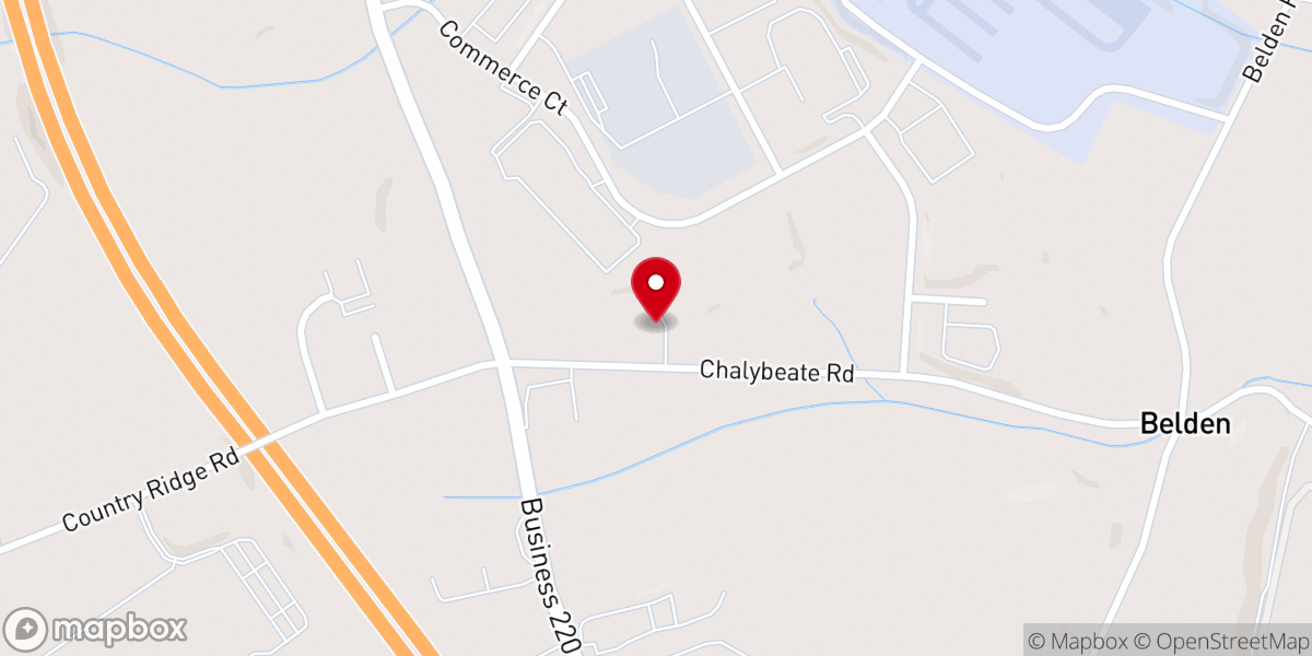 Map showing location of LibertyBible Church