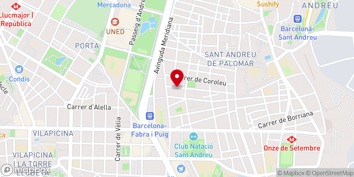 Map showing location of Predicamos a Jesús