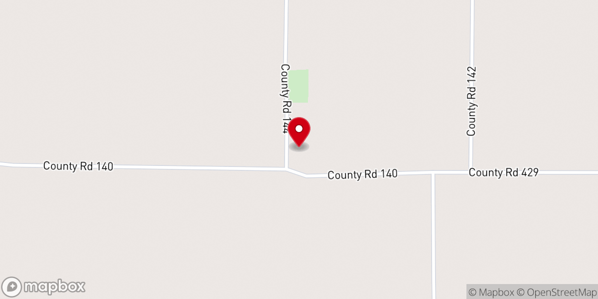 Map showing location of Taylors Chapel