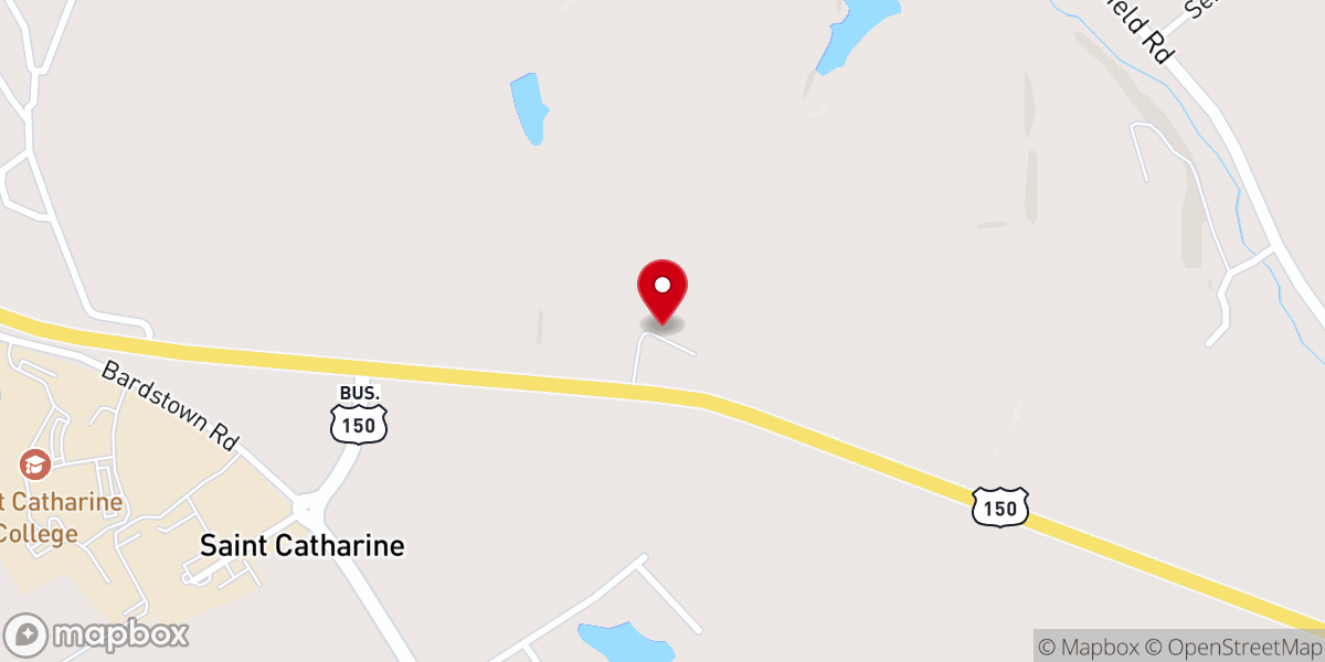 Map showing location of Cornerstone Christian Church