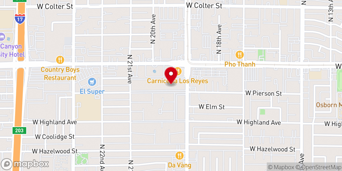 Map showing location of Christian Hope Ministries International Church