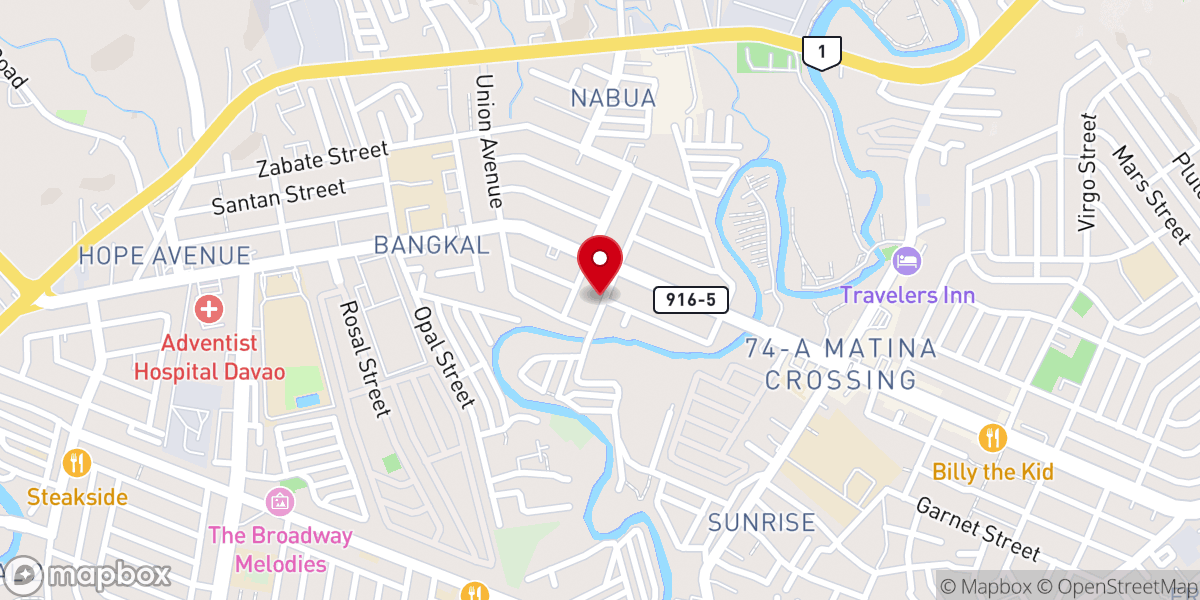 Map showing location of Opendoor Bible Baptist Church