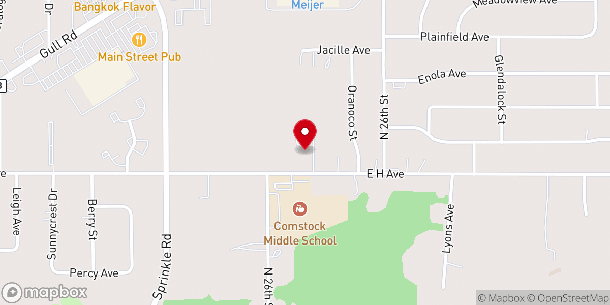 Map showing location of Family Worship Center