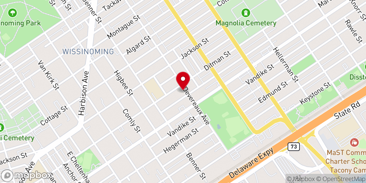 Map showing location of True Vine Church Community
