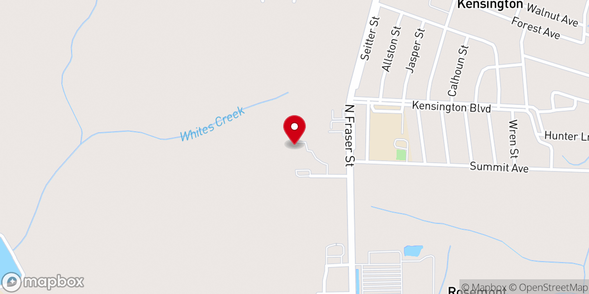 Map showing location of Victory Christian Fellowship
