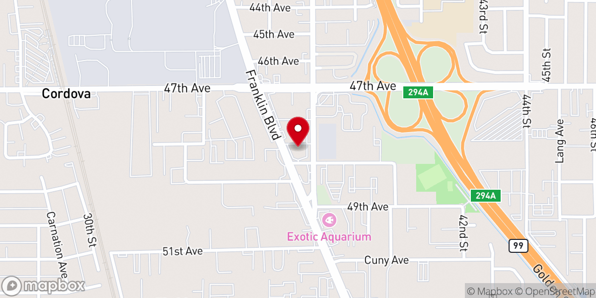 Map showing location of Eternal Life Church
