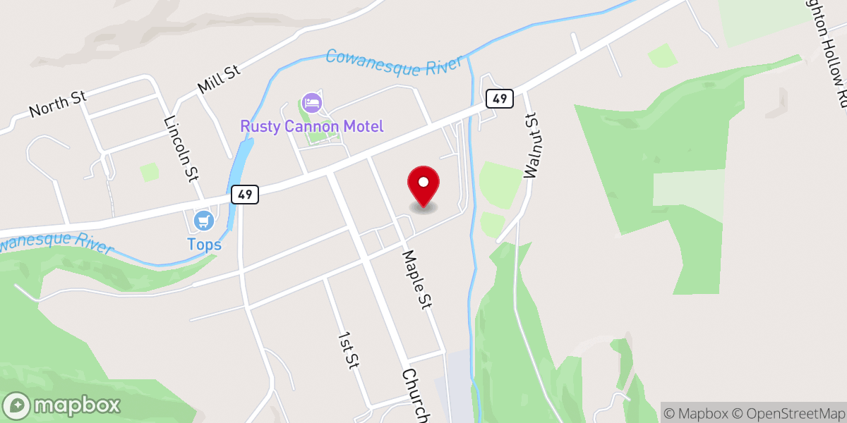 Map showing location of Transform U Institute