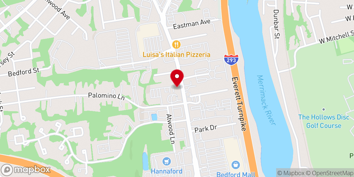 Map showing location of Turkish Cultural Center New Hampshire