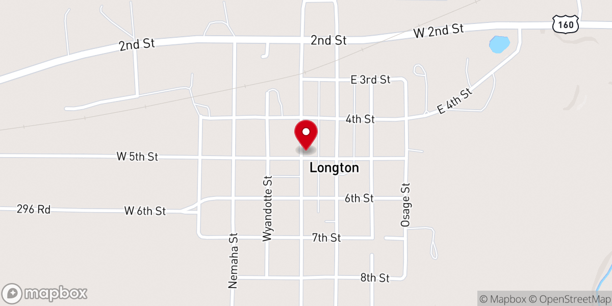 Map showing location of United Methodist Church