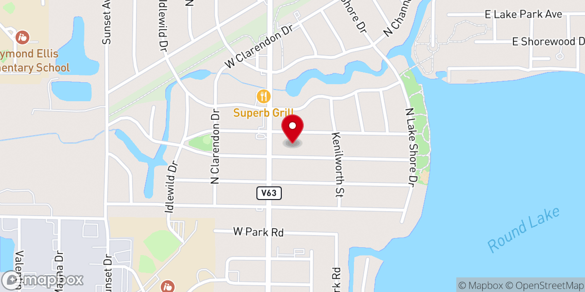 Map showing location of Pure Heart Worship