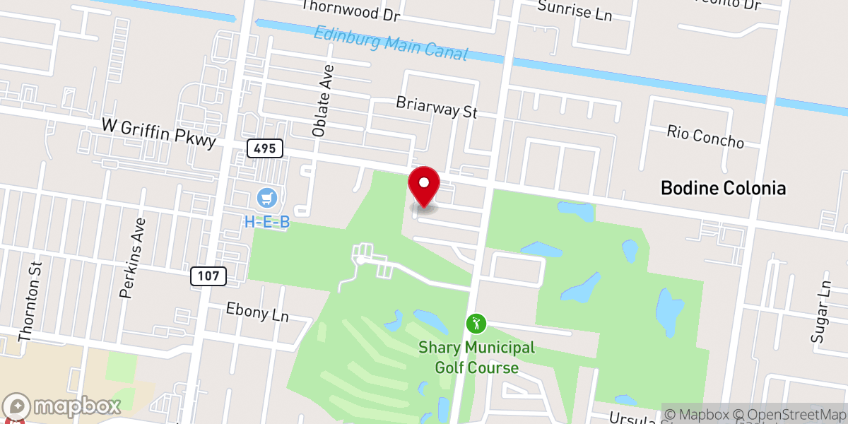 Map showing location of Iglesia De Cristo Alton