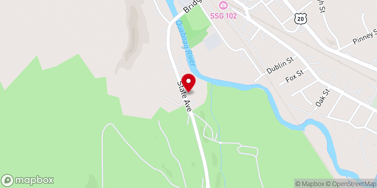 Map showing location of Monte Horeb