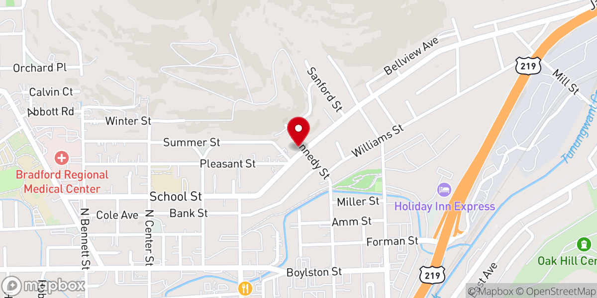 Map showing location of Wesleyan Parsonage