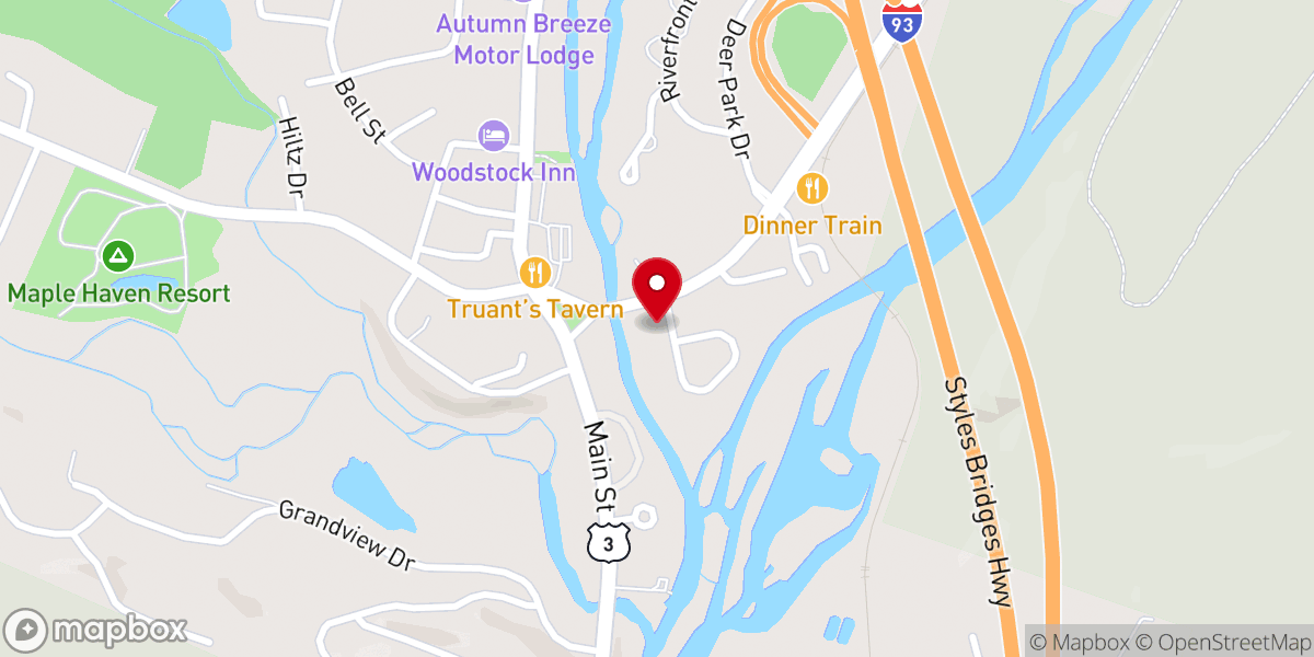 Map showing location of Kancamagus Collectables