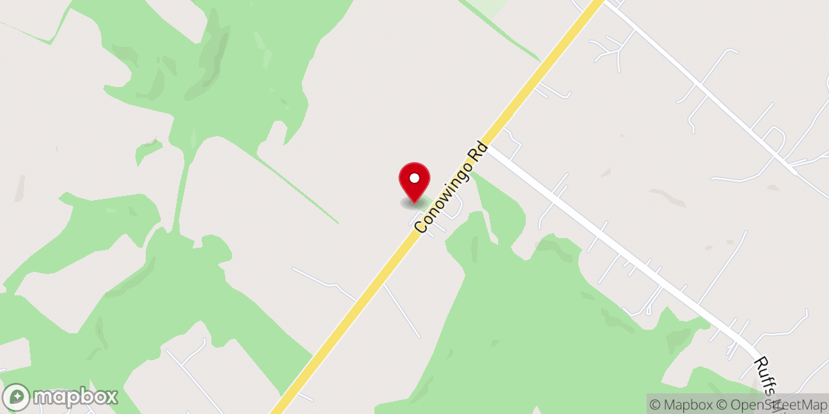 Map showing location of Mt Tabor United Methodist Church