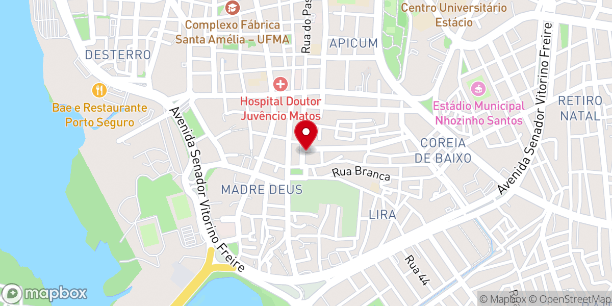 Map showing location of Igreja Evangélica Assembleia de Deus no Maranhão