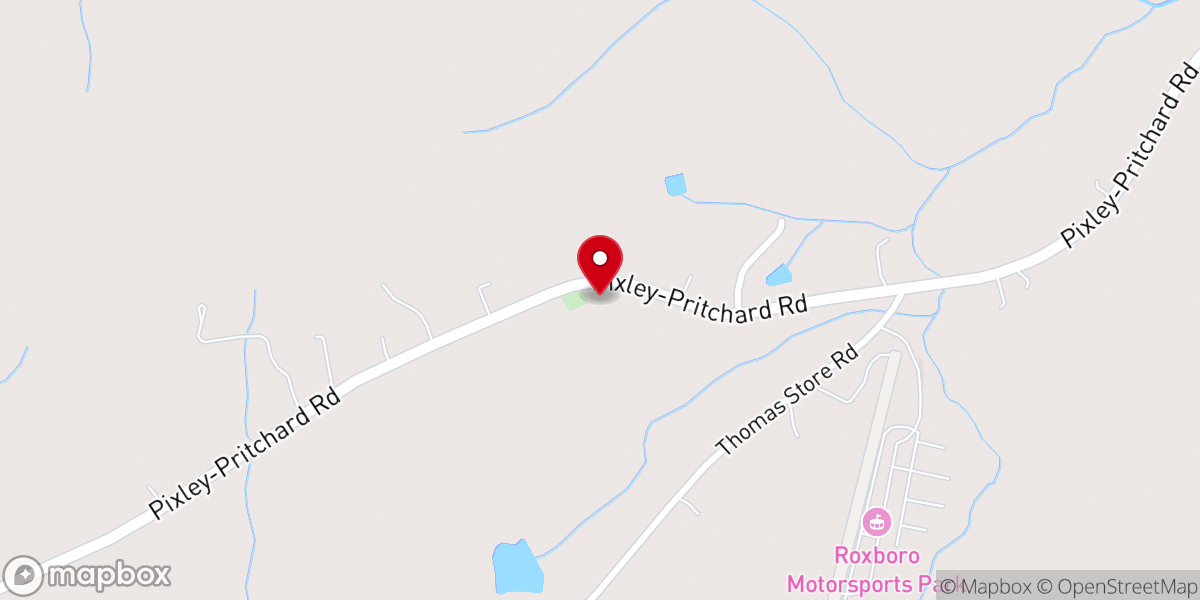Map showing location of New St James Missionary Baptist Church