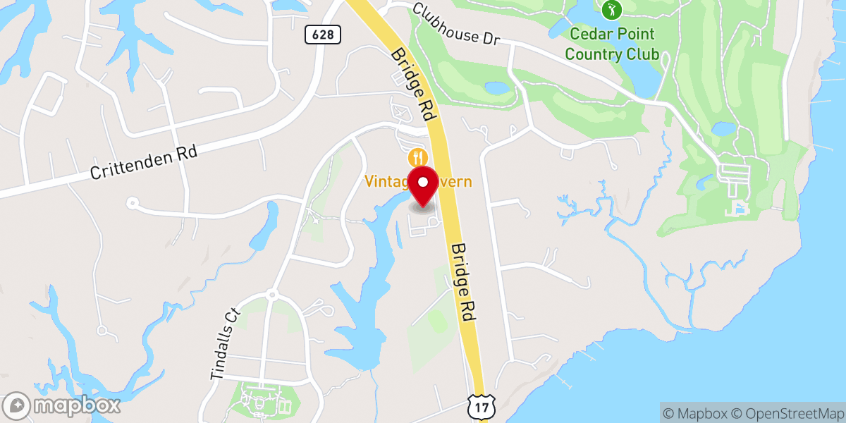 Map showing location of Saint Andrews Presbyterian Church