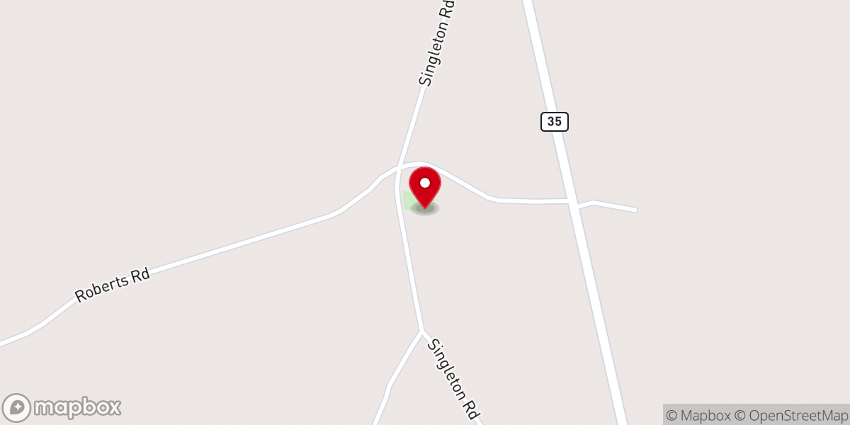 Map showing location of Singleton Community Church
