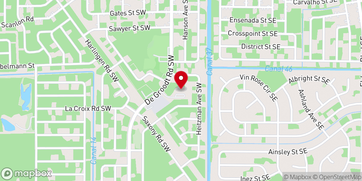 Map showing location of Church of the Blessed Redeemer