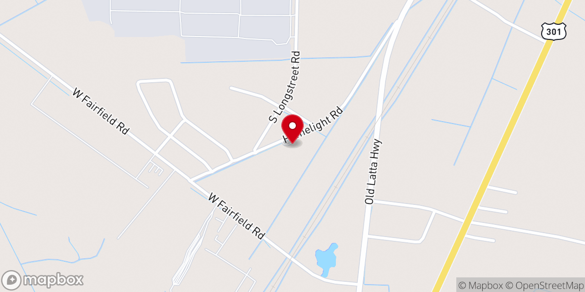 Map showing location of Servant's Heart Ministries