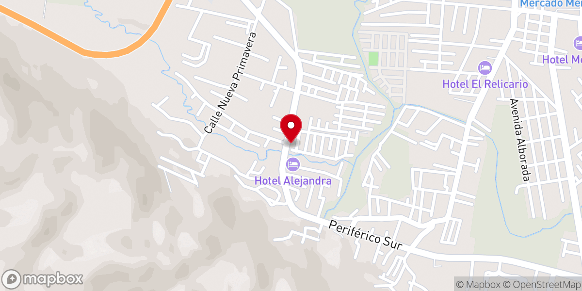 Map showing location of Iglesia La Luz del Mundo San Cristóbal