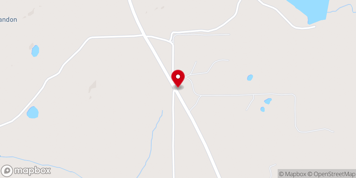 Map showing location of Last Days Church