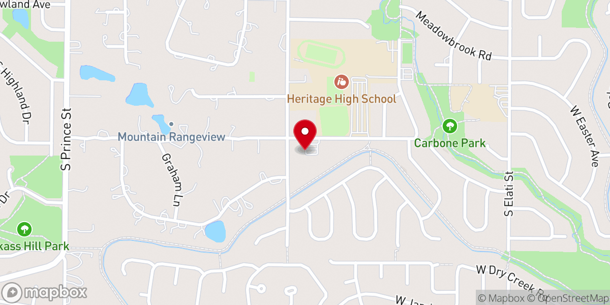 Map showing location of Littleton Seventh-day Adventist Church