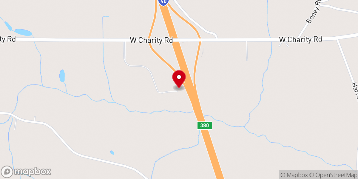 Map showing location of The Chapel at Duplin's Vineyards