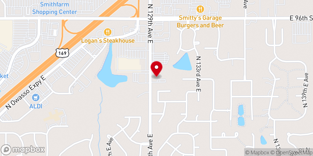 Map showing location of Church of the Holy Cross