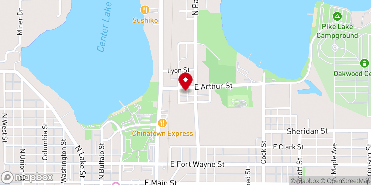 Map showing location of Spanish World Ministries Inc