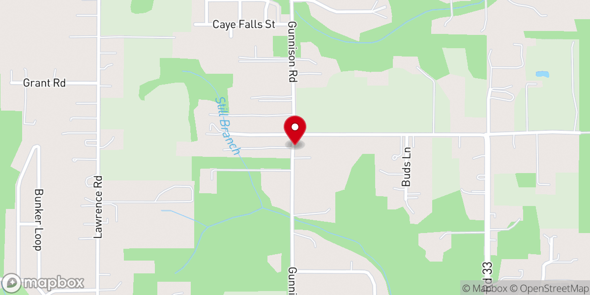 Map showing location of North River Park Church
