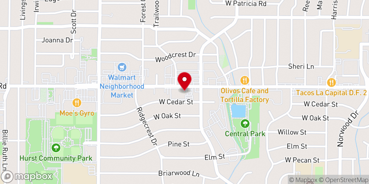 Map showing location of Pipeline Church
