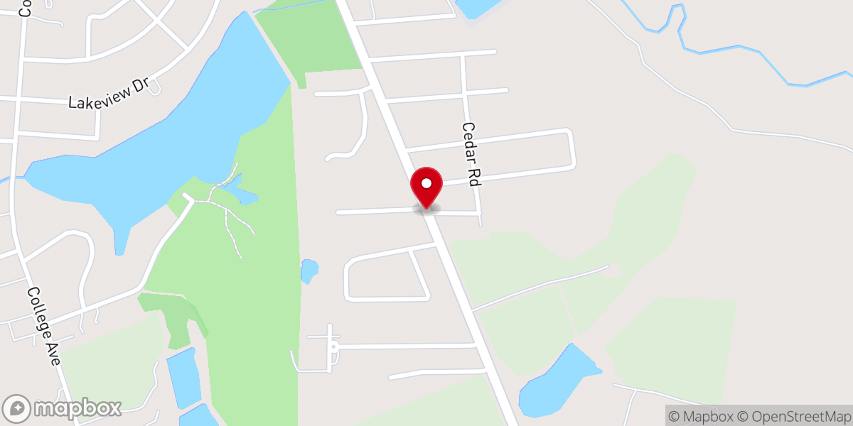 Map showing location of Living River Church of God
